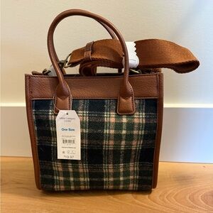 Plaid Mini Tote